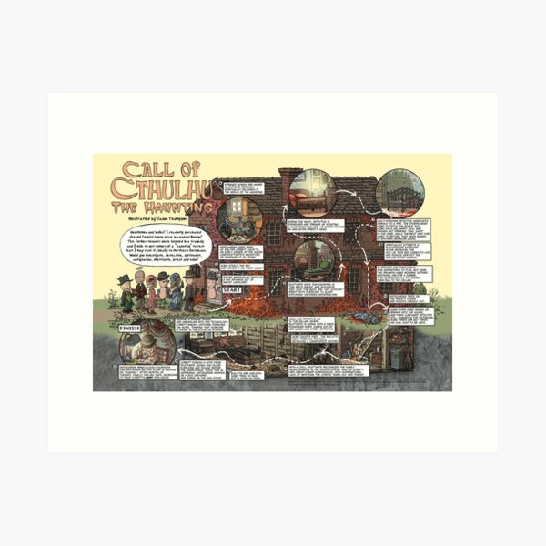 Item preview, The Haunting Walkthrough Map by Jason Thompson designed and sold by Chaosium.