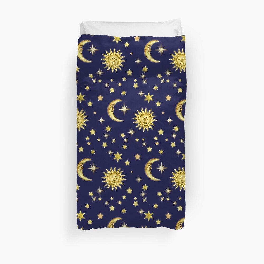 Sun, Moon & Stars Duvet Cover