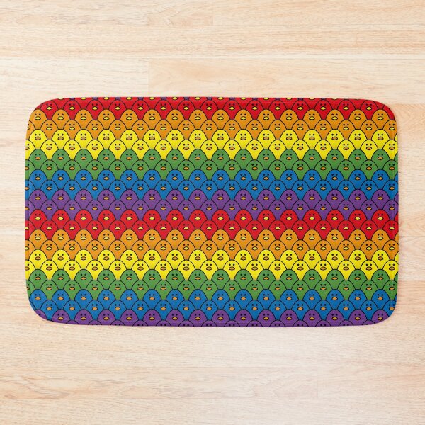 Item preview, Rainbow Coloured Chicks in Horizontal Double Rows designed and sold by CleverPencil.