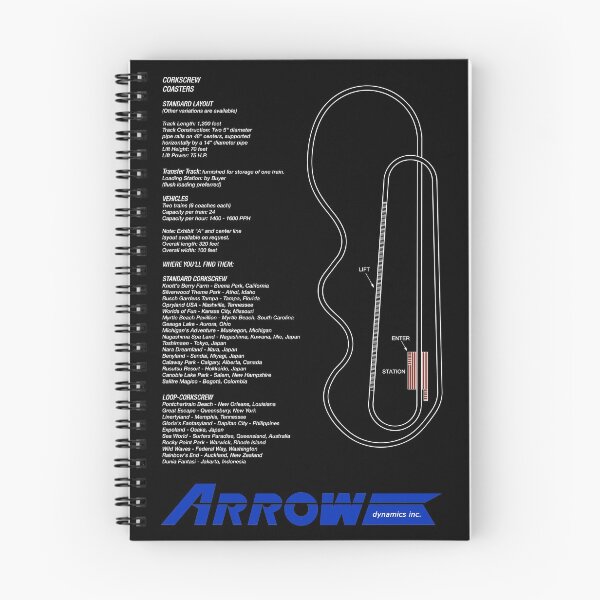 Item preview, Works of Arrow - Corkscrew Coaster - White Edition designed and sold by SoCalCoaster521.