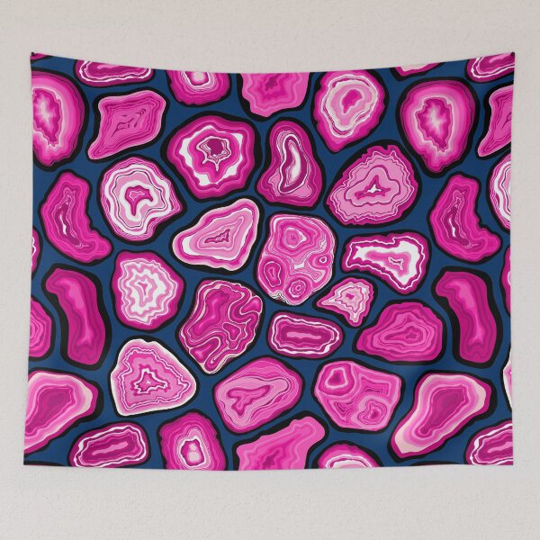 Item preview, Pink agate slices designed and sold by Katerina Mitkova Kirilova.