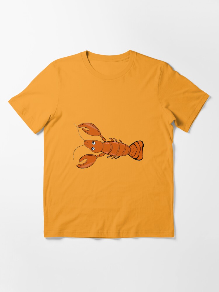 "Cartoon lobster. Funny red lobster." Tshirt by ivorry Redbubble