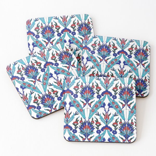 Item preview, Turkish Iznik Floral Pattern designed and sold by WheresMyMojo.