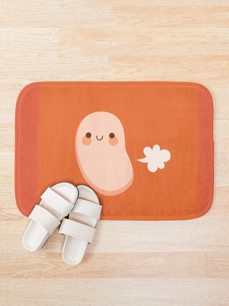 Alternate view of Baked beans farting Bath Mat