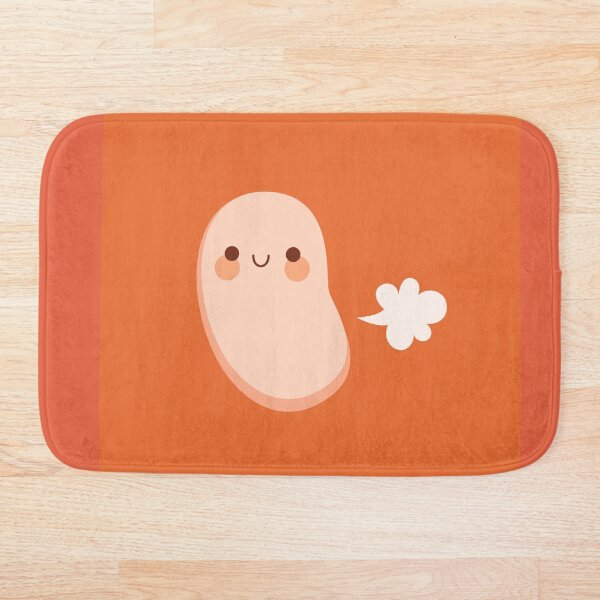 Baked beans farting Bath Mat