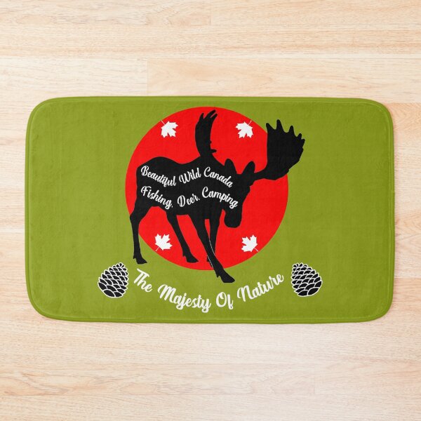 Item preview, Wild Canada - Canadian National Parks - Fishing Deer Nature - Love Canada - Respect Nature designed and sold by happygiftideas.