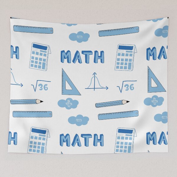 Item preview, Light Blue Math School Subject Sticker Pack designed and sold by The-Goods.