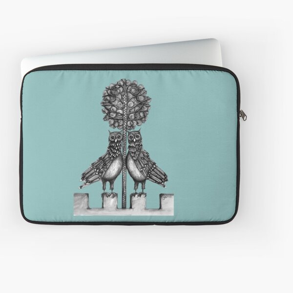 The owls of Athena Laptop Sleeve