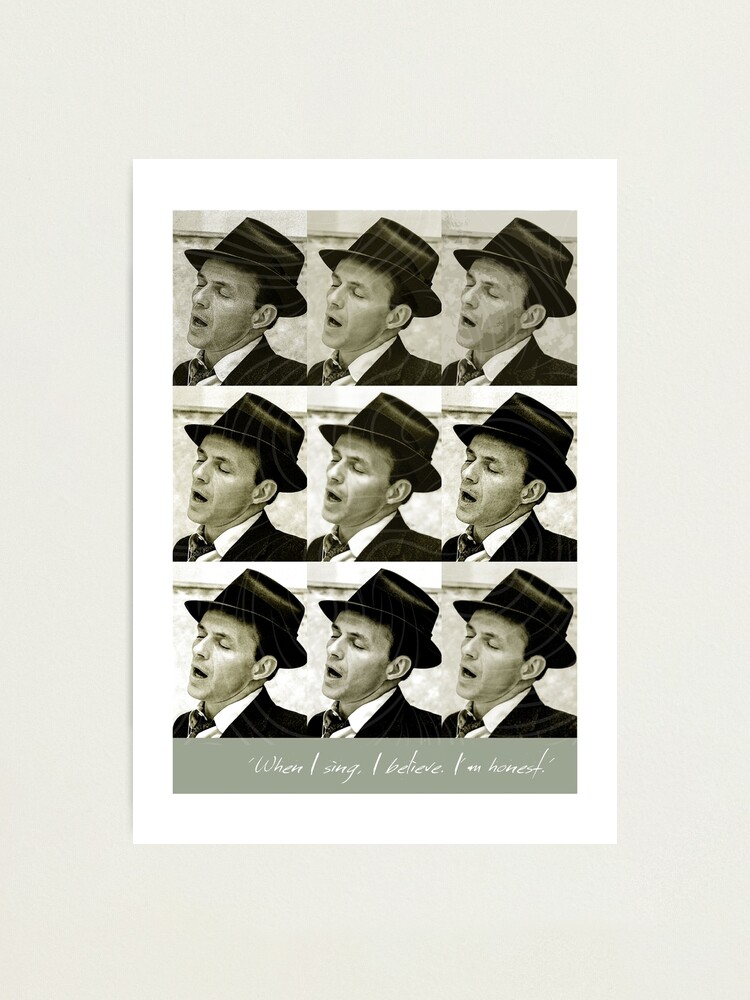Alternate view of Jazz Heroes Series - Frank Sinatra Photographic Print