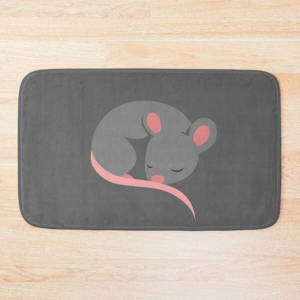 Item preview, Cute sleeping rat designed and sold by Petits Pixels.