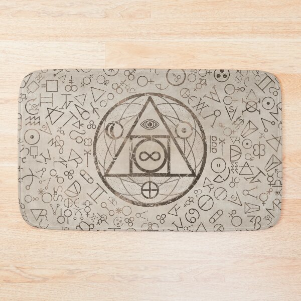 Item preview, Philosopher's stone symbol and Alchemical  pattern #3 designed and sold by k9printart.