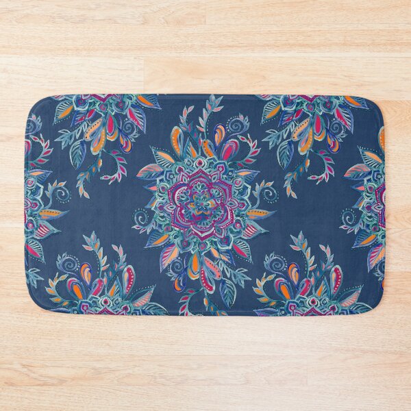 Item preview, Deep Summer - Watercolor Floral Medallion designed and sold by micklyn.