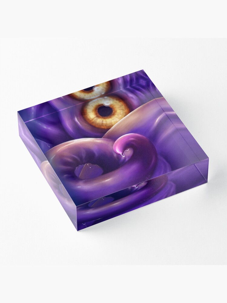 Alternate view of Dark Tendril Acrylic Block
