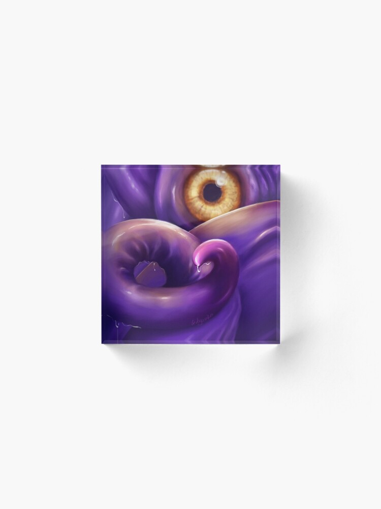 Alternate view of Dark Tendril Acrylic Block