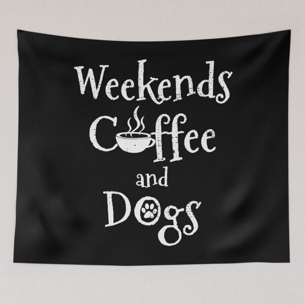 Aperçu de l'œuvre Chien de café week-end créée et vendue par 4tomic.