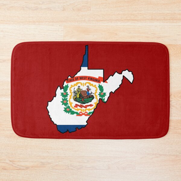 Item preview, U.S. STATE FLAGS/OUTLINES - WEST VIRGINIA designed and sold by WOOFANG.
