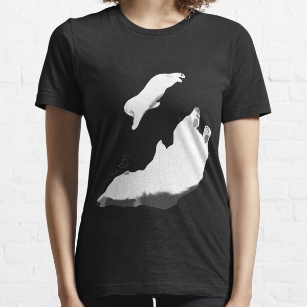 Underwater Polar bear and cub Essential T-Shirt