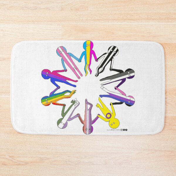 Item preview, We are all connected. (PRIDE) designed and sold by LGBTQIACOMIX.
