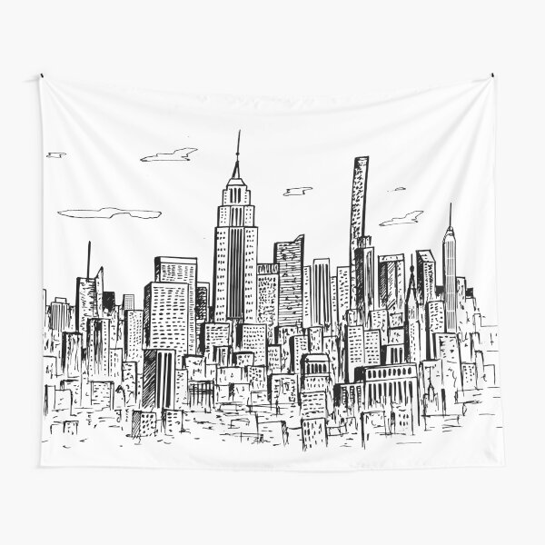 Artikel-Vorschau von New York Skyline, designt und verkauft von ArtMeraki.