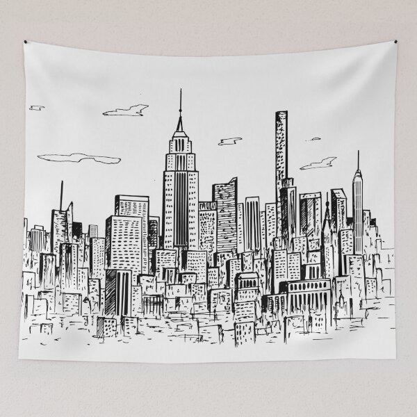 Item preview, New York Skyline designed and sold by ArtMeraki.