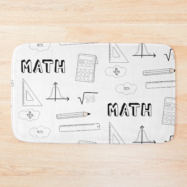Item preview, White Math School Subject Sticker Pack designed and sold by The-Goods.