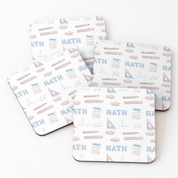 Item preview, Pastel Rainbow Math School Subject Sticker Pack designed and sold by The-Goods.