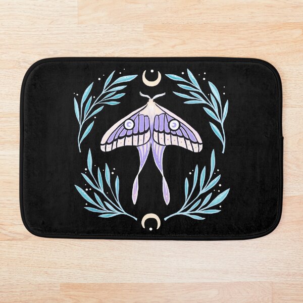 Moon Moth 02 | Nikury Bath Mat