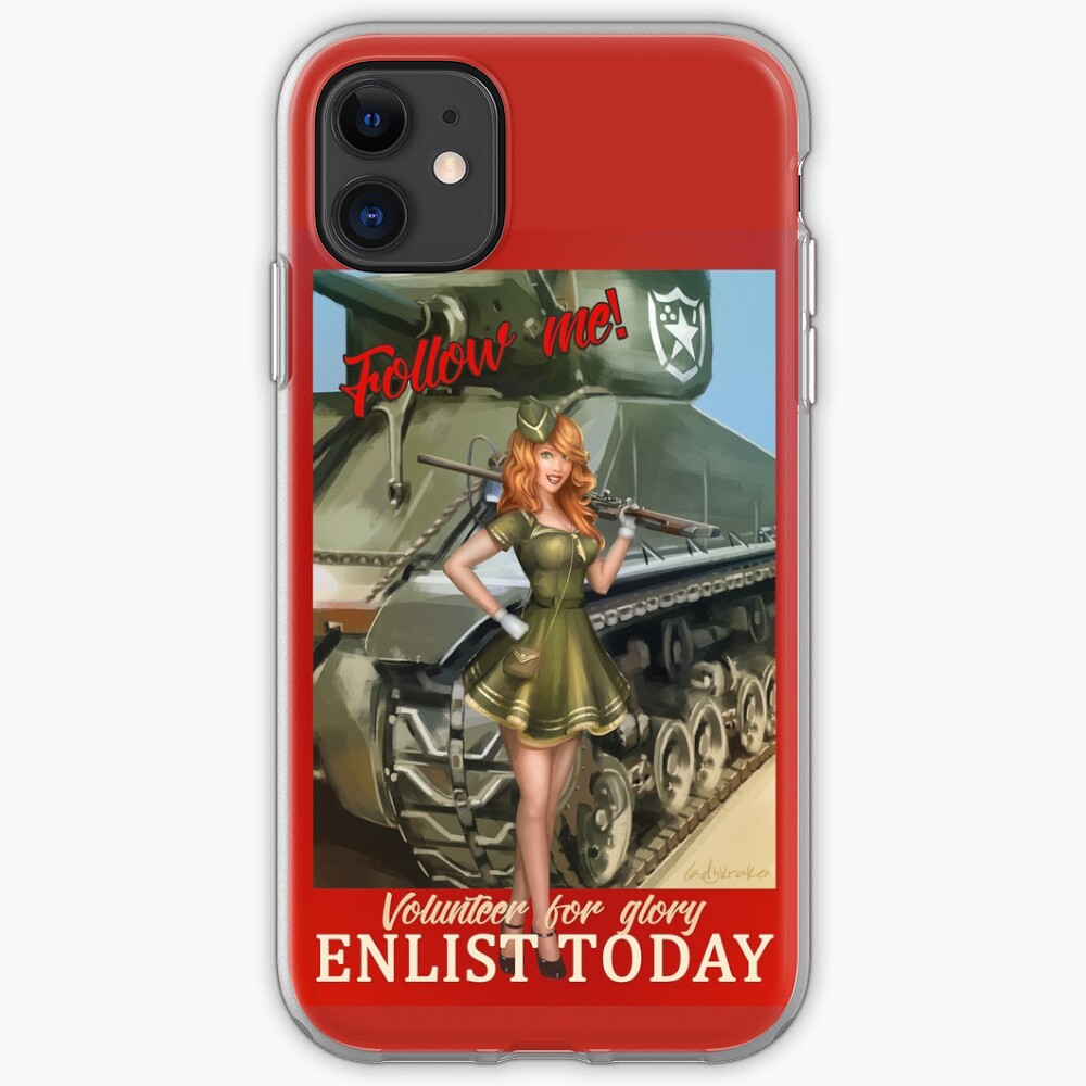 Enlist Today, Empira Glory, Pin up Girl iPhone Case & Cover
