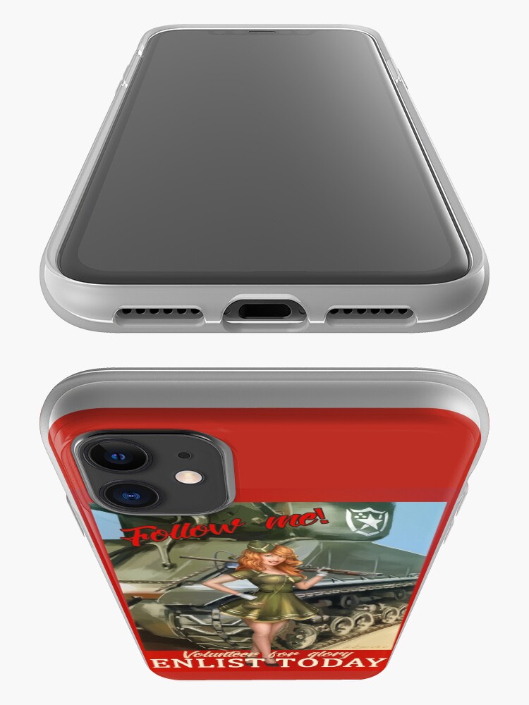 Alternate view of Enlist Today, Empira Glory, Pin up Girl iPhone Case & Cover