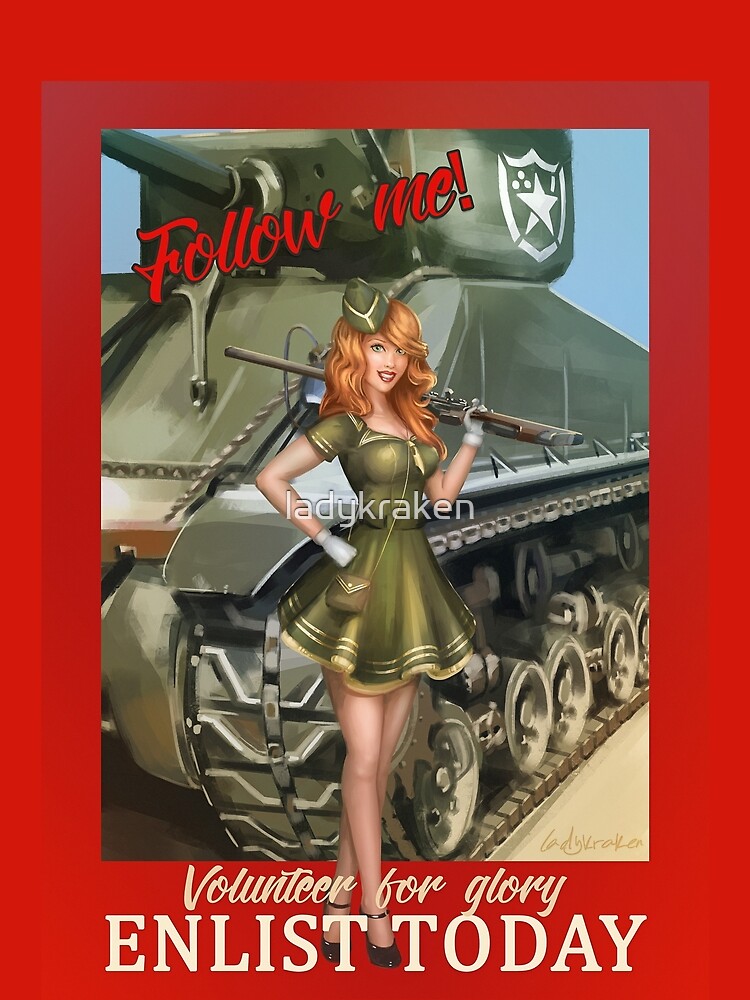 Enlist Today, Empira Glory, Pin up Girl by ladykraken