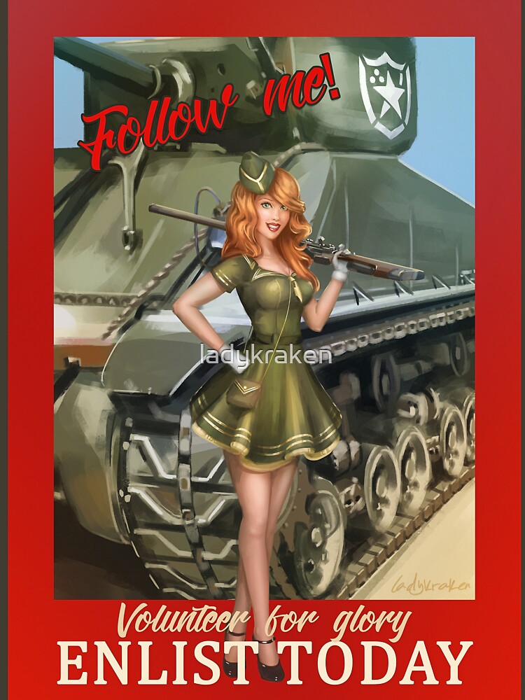 Enlist Today, Empira Glory, Pin up Girl by ladykraken