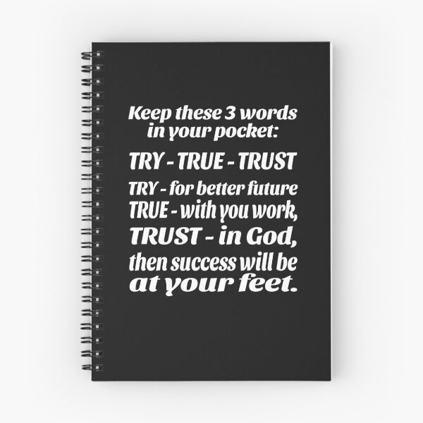 Item preview, TRY TRUE TRUST IN GOD designed and sold by bigerdan.