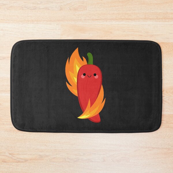 Item preview, Red chili peppers and fire designed and sold by Petits Pixels.