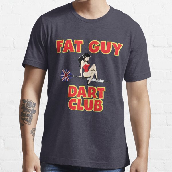 "Fat Guy Dart Club" Tshirt by FunThingstoDo Redbubble darts tshirts dart league tshirts