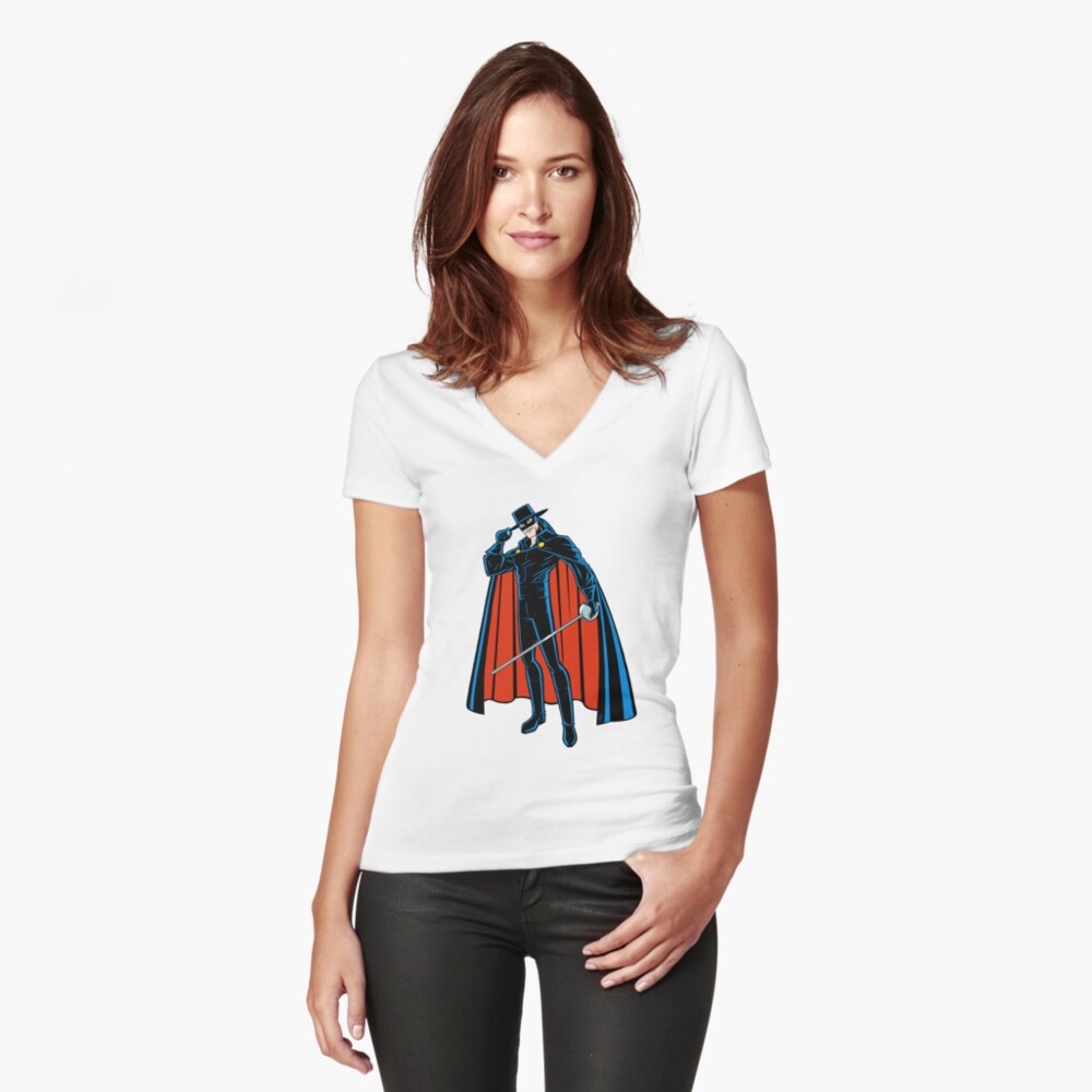 Item preview, Fitted V-Neck T-Shirt designed and sold by tonio04.