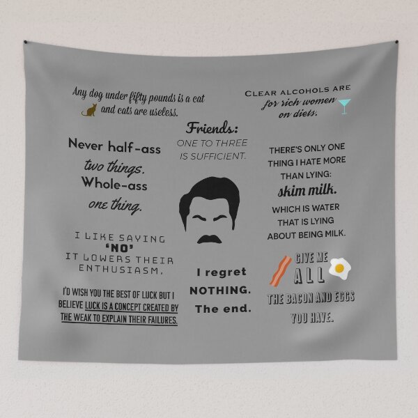 Item preview, Ron Swanson - Quotes designed and sold by AdamCoates.