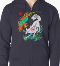 Kami of the Rising Sun Zipped Hoodie