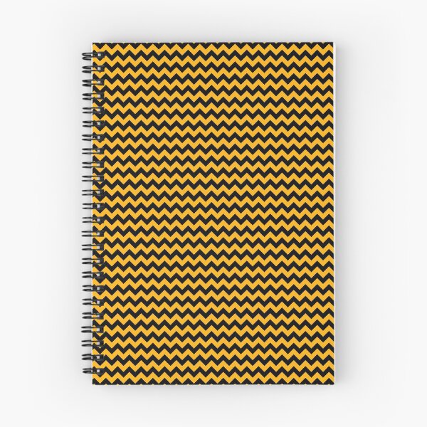 Item preview, Small Pale Pumpkin Orange and Black Halloween Chevron Stripes  designed and sold by Creepyhollow.