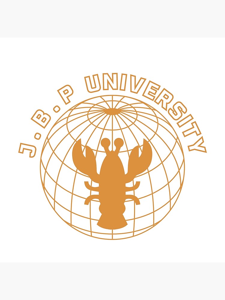 Lámina fotográfica «Jordan B Peterson Lobster University Logo Oro» de