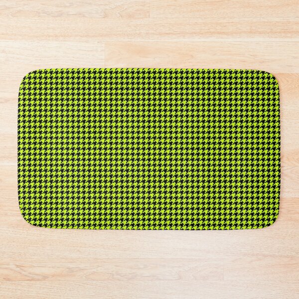 Item preview, Large Slime Green and Black Hell Hounds Tooth Check designed and sold by Creepyhollow.