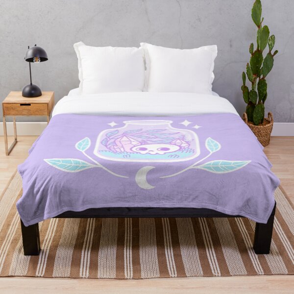 Pastel Terrarium | Nikury Throw Blanket