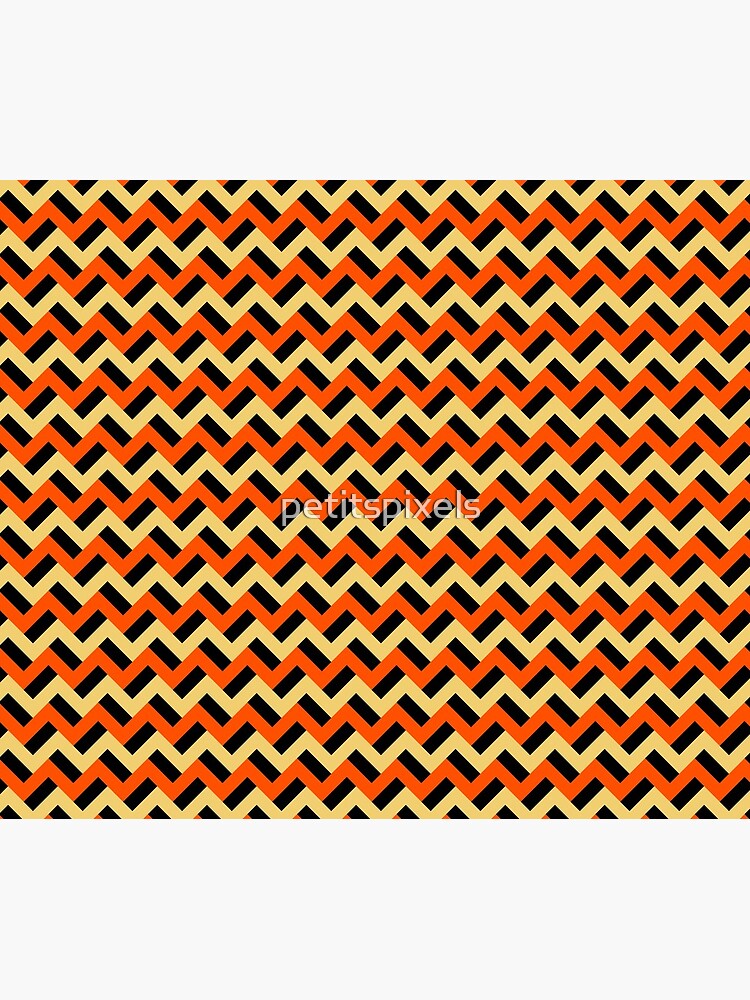 Pumpkin-esque zigzags by petitspixels