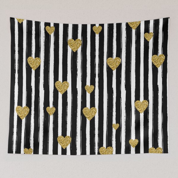 Item preview, stripes heart pattern designed and sold by MallsD.