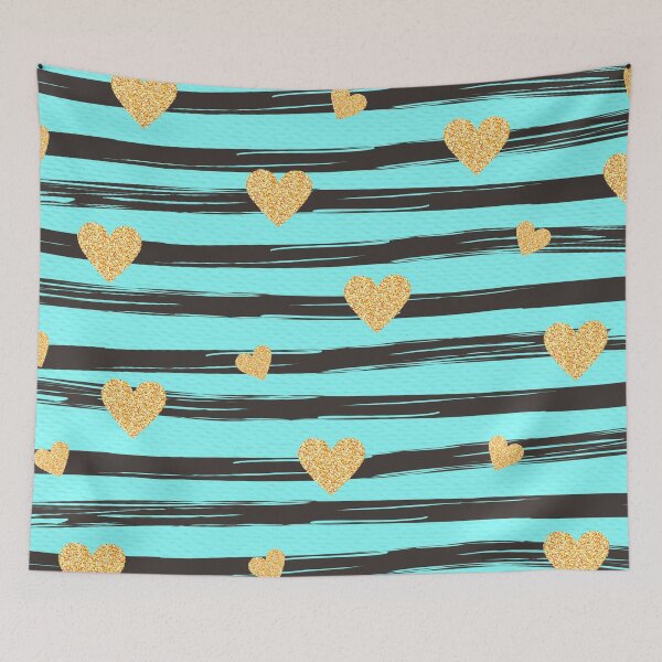 Item preview, stripes hearts pattern designed and sold by MallsD.