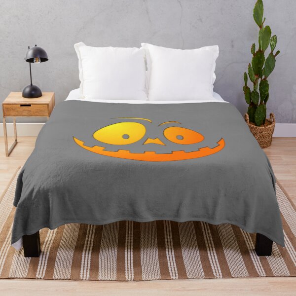 Item preview, Cheeky Pumpkin Face en Tombstone Grey designed and sold by Creepyhollow.