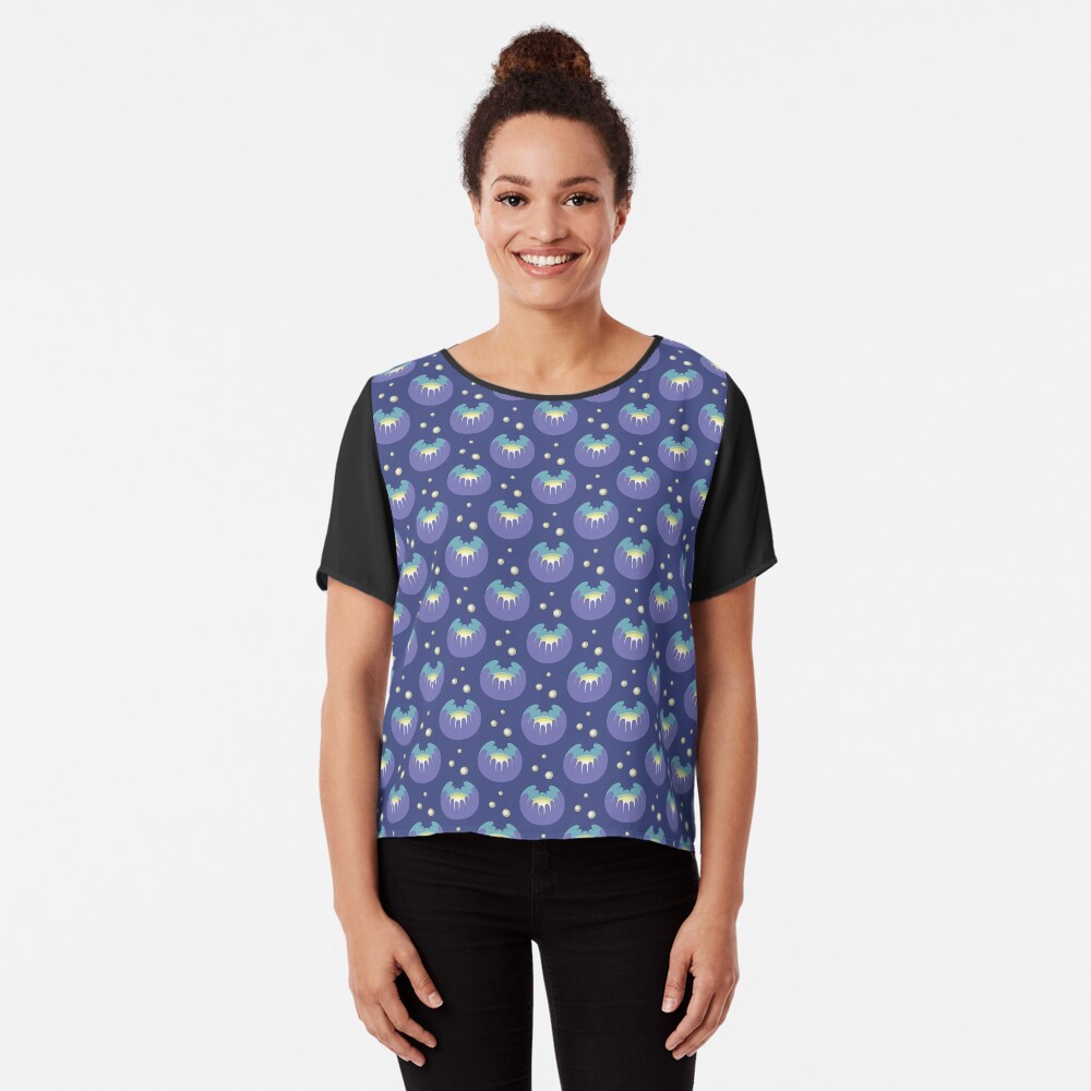 Glowing flowers Chiffon Top
