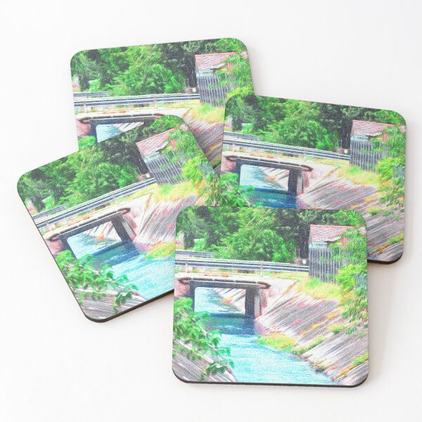 Item preview, Water Canal (Impressionistic) designed and sold by RoxanneG.