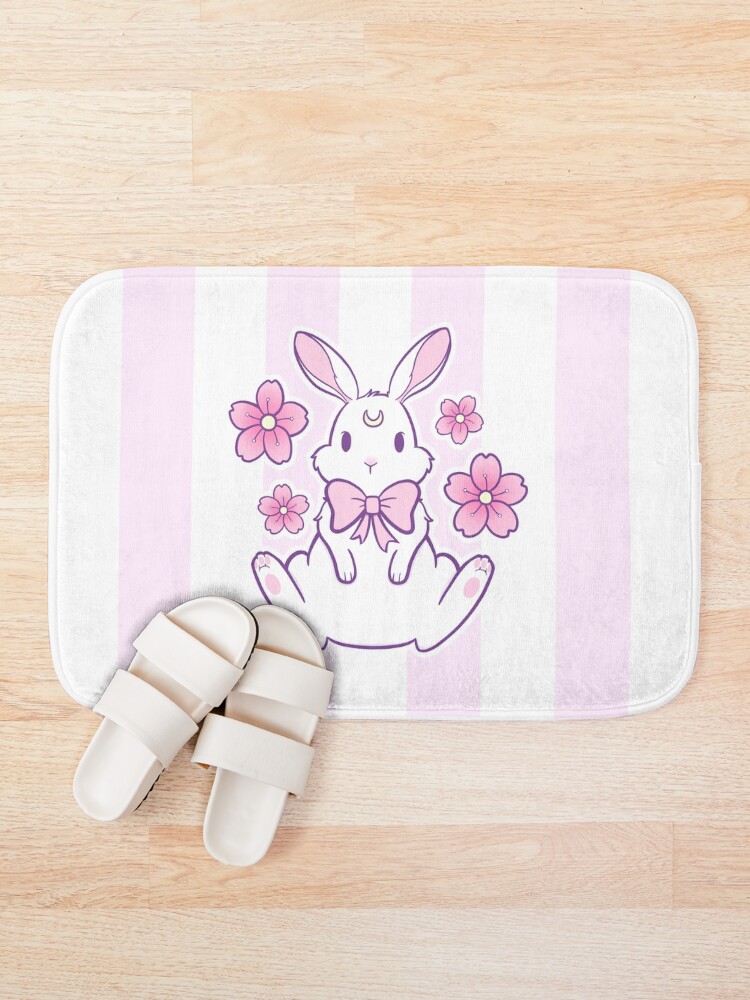 Alternate view of Sakura Bunny 02 Bath Mat