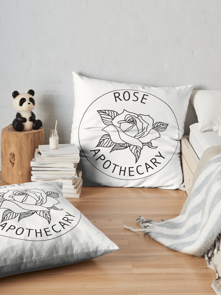 Alternate view of Rose Apothecary - White Floor Pillow