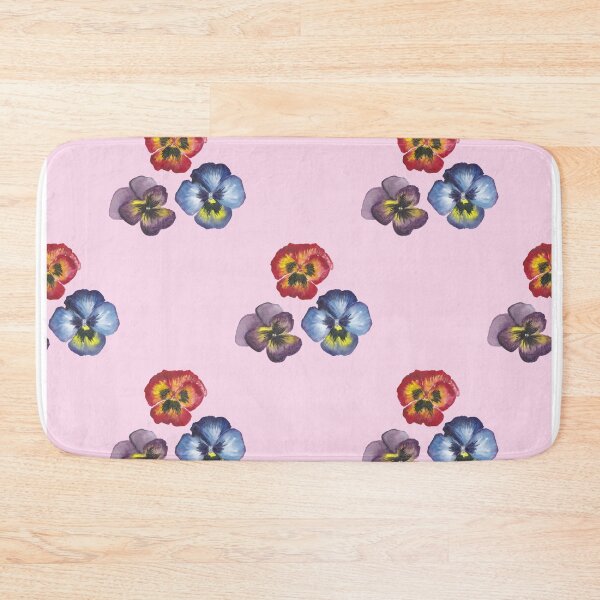 Item preview, ✿ Floral pink pansies pattern designed and sold by CreativeIsland.